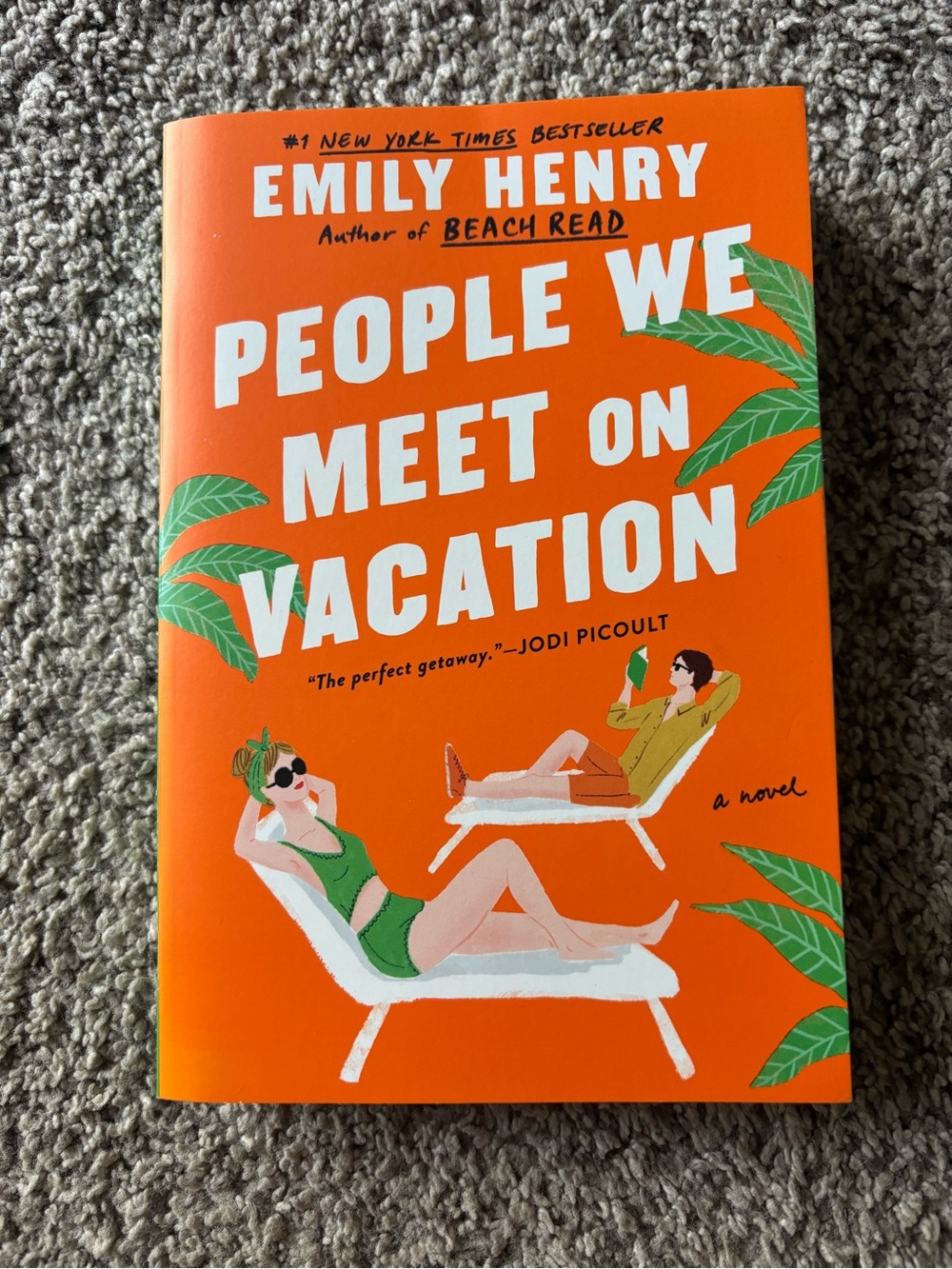 People We Meet on Vacation by Emily Henry Paperback Book Like New